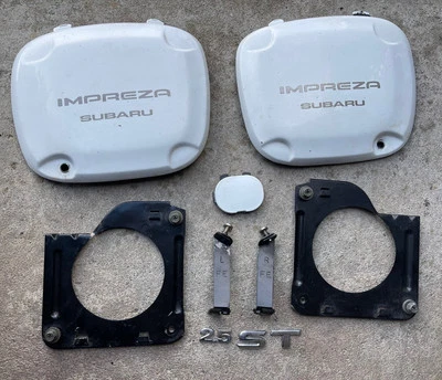 2001/03 JDM Subaru Impreza GDB GDA STI Ver 7 противотуманные фары крышки с креплениями - Изображение 1 из 4