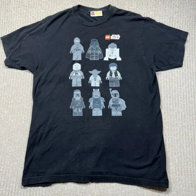 CAMISETA OFICIAL STAR WARS x LEGO TALLA L DARTH VADER SKYWALKER YODA C3PO JEDI Foto 1 de 4