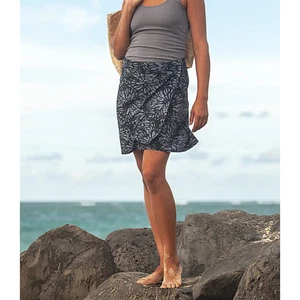 RipSkirt Hawaii Damen Wickelrock Gr. XL grau tropisch Outdoor Schwimmen Coverup - Bild 1 von 9