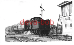 Eisenbahn Foto LMS 3F 43194 Shapwick Midland Johnson 0-6-0 Lok S&DJR - Bild 1 von 1