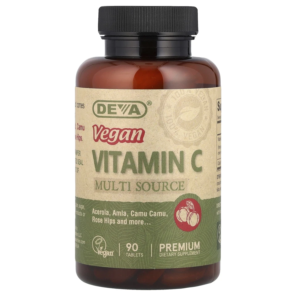 Vegan Vitamin C, Multi Source, 90 Tablets - Image 1 of 2