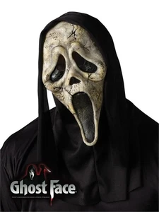 Máscara facial Scream Zombie Ghost con licencia oficial Máscara de película Ghost Face Fun World - Imagen 1 de 1