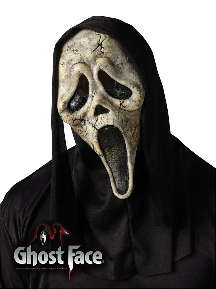 Scream Zombie GhostFace Mask Officially Licensed Movie Mask Ghost Face Fun World - Image 1 of 1