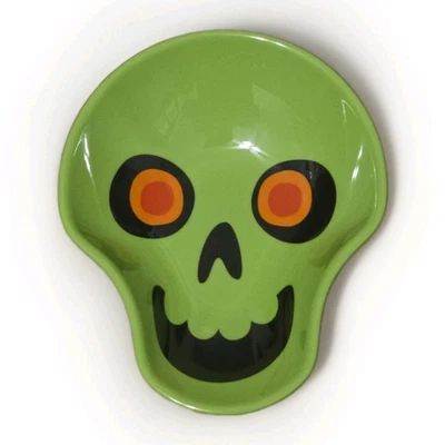 Фигурная закусочная чаша с черепом 18 унций Halloween Day of the Dead от Target Hyde and Eek - Изображение 1 из 4