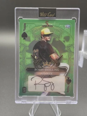 2024 Wildcard Robby Snelling Auto 1/3 Jack Of Spades - Image 1 of 2