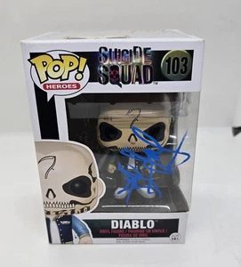 Jay Hernandez Signed Suicide Squad Diablo Funko Pop #103 SWAU - Picture 1 of 4