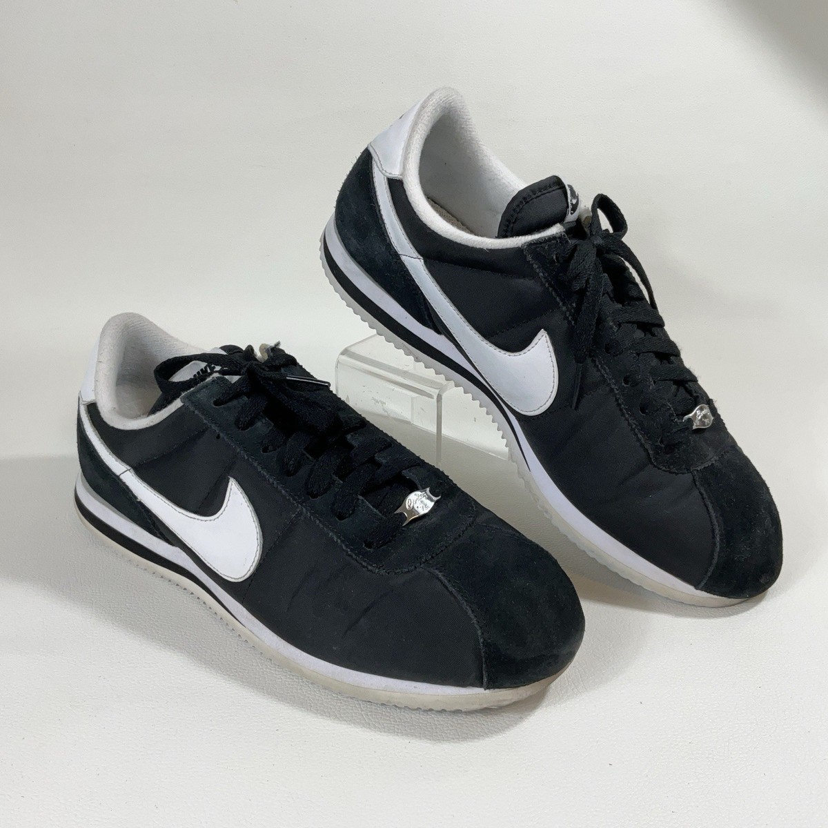 Nike Cortez Basic Nylon Black White for Sale | Authenticity Nike Cortez Basic Nylon Black White for Sale | Authenticity