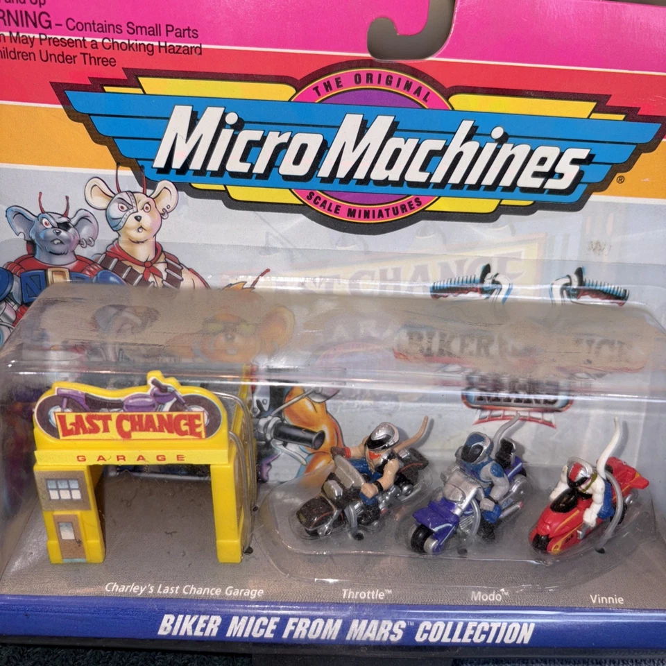 1993 Galoob Micro Machines BIKER MICE FROM MARS COLLECTION #1 65880 - NEW Sealed - Image 1 of 4
