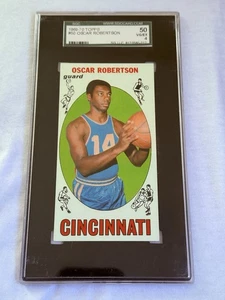 1969 Topps #50 Oscar Robertson SGC 4 Razor Sharp Hof baloncesto - Imagen 1 de 4