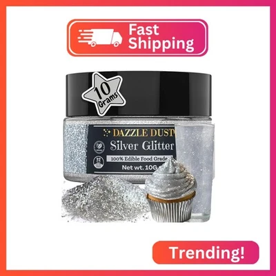 Espolvorea brillo comestible polvo deslumbrante para decoración de pasteles, bebidas, galletas, glaseado, Foto 1 de 2