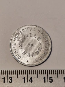 JETON 10 CENTIMES COMITE MUNICIPAL D'ALIMENTATION VILLE DE ST MAUR Ref21561J - Picture 1 of 2