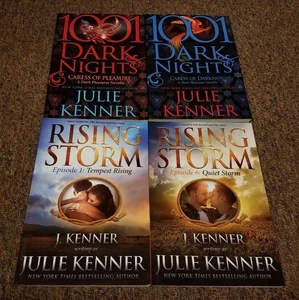 Lot of  4 romance books by Julie Kenner 1001 DARK NIGHT, SERIES: DARK PLEASURE - Foto 1 di 5
