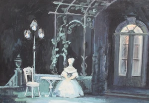 Theatre stage design gouache painting - Picture 1 of 12