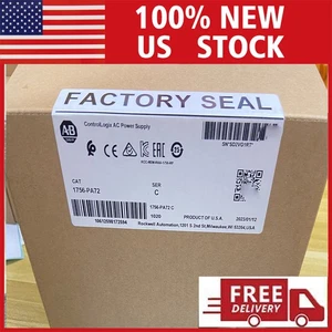 NEW Sealed AB1756-PA72 ControlLogix AC Power Supply Free Shipping - Picture 1 of 7
