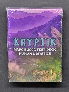 Kryptik TCG März 2022 Sealed Test Deck 2: Human & Mystics. Pre-KS. Seltener Fund! - Bild 1 von 5