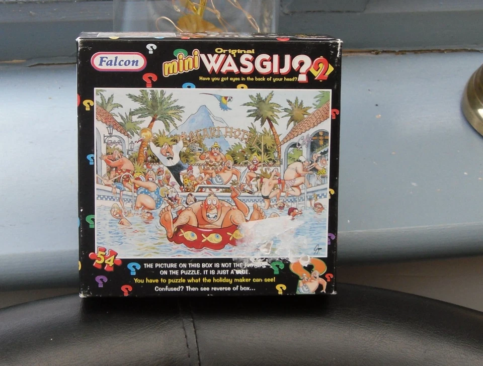 FALCON ORIGINAL MINI WASGIJ JIGSAW 54 PIECES " SAFARI SPLASH"  NO 2 -COMPLETE - Image 1 of 1