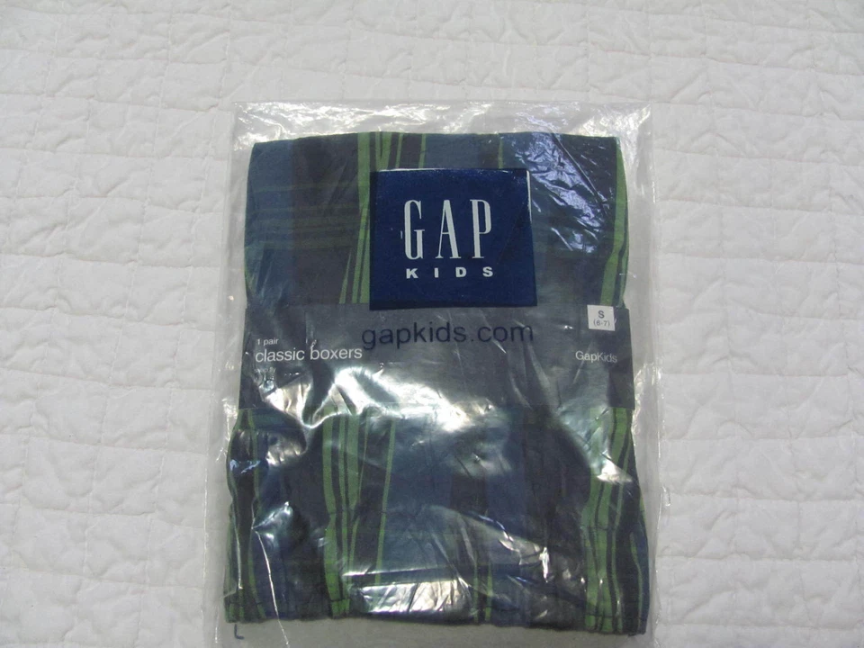 Nuevo con etiquetas Gap niños niños 100 % algodón clásico boxer ropa interior ropa para dormir S 6-7 Foto 1 de 2