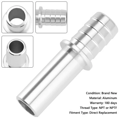 1/2" HoseBarb VacuumPort Fitting LS Truck IntakeManifold Rear BrakeBoost LQ4 S11 - Image 1 of 4