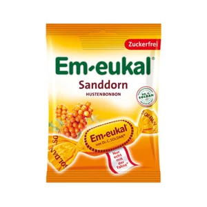 Em eukal Sanddorn Hustenbonbons fruchtig frisch zuckerfrei 75g - Picture 1 of 1