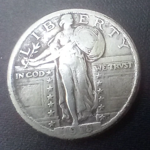 1918 standing liberty quarter Cover