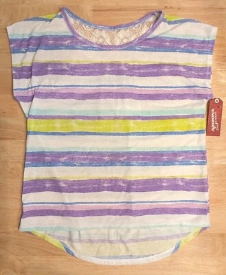 Arizona Jeans Co. Camisa sin mangas para niña con rayas - Talla XL 14/16 Cool Stripe Foto 1 de 2