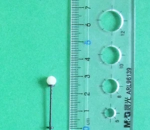 Y1-4 Z 1:220 10pcs Scale Model Lights Train Railway Layout LED Lamppost Street - Picture 1 of 3