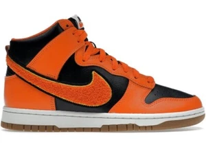 Nike Dunk High Retro Chenille Swoosh Safety Orange DR8805-002 Size 11.5 - Picture 1 of 8