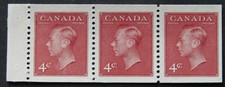 CANADA STAMPS 1950. BOOKLET PANE SG423ba M.N.H.