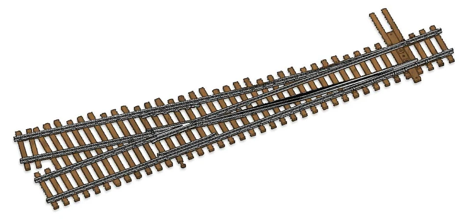 Walthers 948-10016 Code 100 Track DCC-Friendly #5 Turnout - Right Hand HO Scale - Image 1 of 1