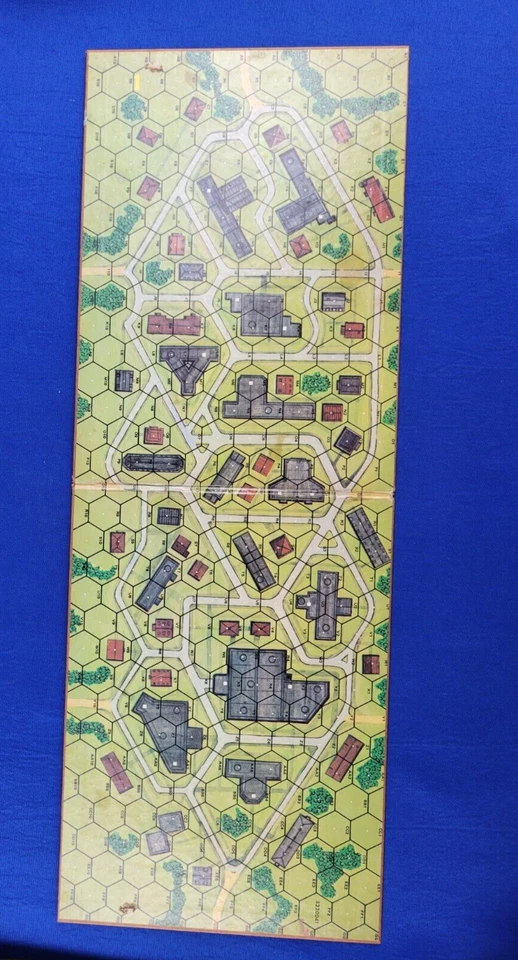 ASL Advanced Squad Leader Hard Mounted Map Board #1 - Minuteman - Image 1 of 1