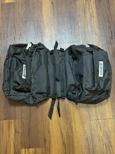 Cycle Pro Bicycle Pannier Saddle Bags Nylon Black - Picture 1 of 7