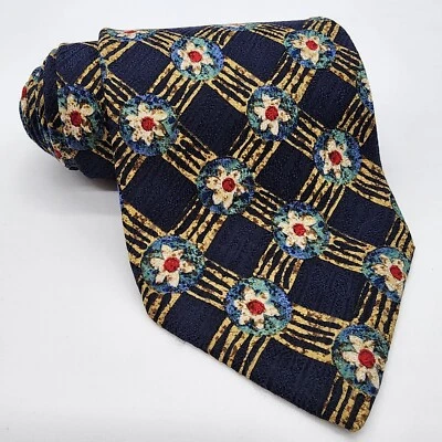 Corbata para hombre Ike Behar New York 100 % seda floral Britches of Georgetowne Foto 1 de 4