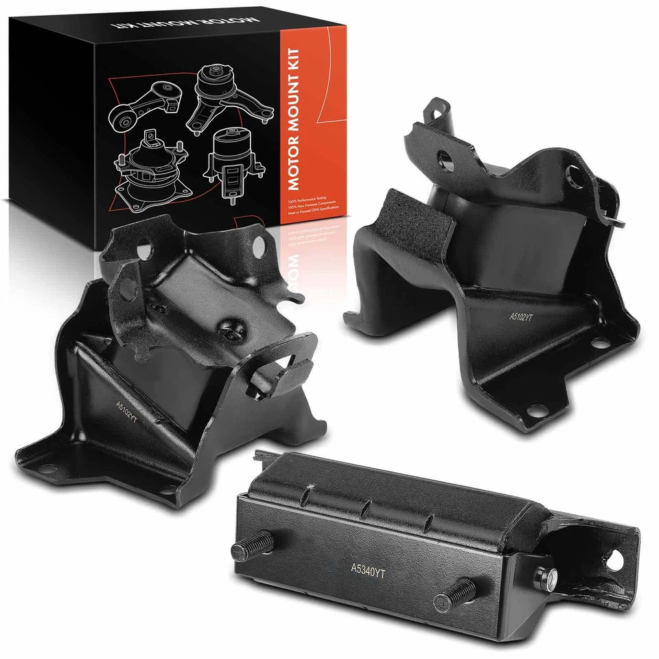 Soporte de motor y transmisión 3 piezas para Chevrolet Silverado 2500 HD 3500 GMC Foto 1 de 4