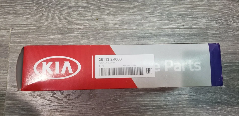 09-11 NUEVO FILTRO DE AIRE MOTOR KIA SOUL FABRICANTE DE EQUIPOS ORIGINALES 28113-2K000 2009 2010 2011  Foto 1 de 1