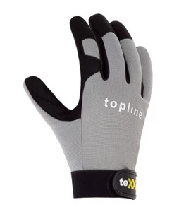 teXXor® topline Kunstleder-Handschuhe FRESNO Grau/Schwarz Handschuhe - Bild 1 von 1