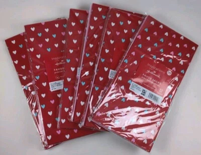 Bulk Wholesale Lot Valentine's Day Hallmark Favor Sacks NEW 6 packs - 72 pieces - Image 1 of 3