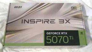 NVIDIA GeForce RTX MSI 5070 Ti 16G INSPIRE 3X OC PLUS Graphics Card - Picture 1 of 3