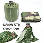 1/2/4 Emergency survival sleeping bag bivy bag tent rescue blankets waterproof