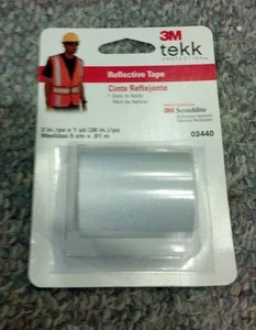 ROLLE 3M Scotchlite Reflektierendes Band, Silber, 2 Zoll mal 36 Zoll Brandneu! - Bild 1 von 2