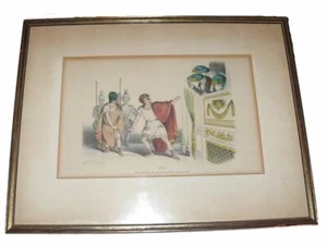 Andromache Schlange Affe Caesar Metamorphosen des Tages Grandville Gravur XLII - Bild 1 von 7