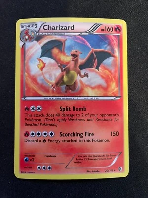 Charizard - 20/149 - Holo Rare Boundaries Crossed Set - Pokemon Card - LP - Image 1 of 4