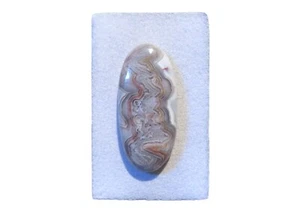 Crazy Lace Achat - Agate Cabochon 36x16,8 mm 30 ct. Nr. U29683 - Bild 1 von 1