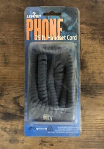 Leviton Ivory 25' Foot Phone Telephone Handset Cord- 835-C2407-25I- NEW - Picture 1 of 4