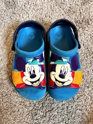 Crocs Shoes Kids | Disney Mickey Mouse Clogs Comfort Blue Size 12/13 - Image 1 of 4