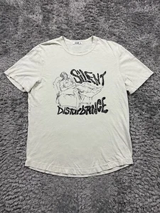 Buck Mason Silent Disturbance Graphic Made In USA Crewneck T Shirt Men’s Medium - Picture 1 of 8