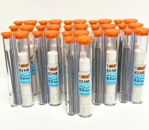 16 Mechanical Pencil Lead Refills 0.5mm #2 HB for BIC Velocity Max 300 Pencil - Picture 1 of 3