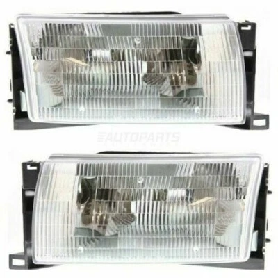 2 件套卤素车头灯总成带灯泡 适合 1993 - 1995 年 Mercury Villager — 第 1/4 张图片