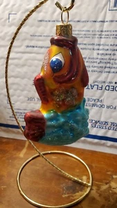 Christopher Radko 1996 Splash Gold Fish Blue Waves MUST SEE günstig  - Bild 1 von 8