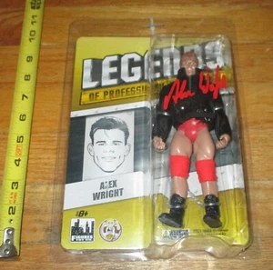 2021 FTC Alex Wright Autographed Wrestling Figure Signed WCW JSA COA Figures Toy - Picture 1 of 4