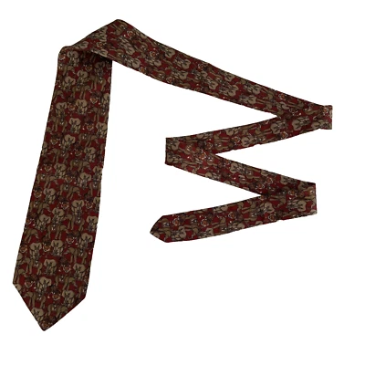 Corbata Brooks Brothers Makers para hombre con estampado animal de seda pura hecha a mano en EE. UU. Foto 1 de 4